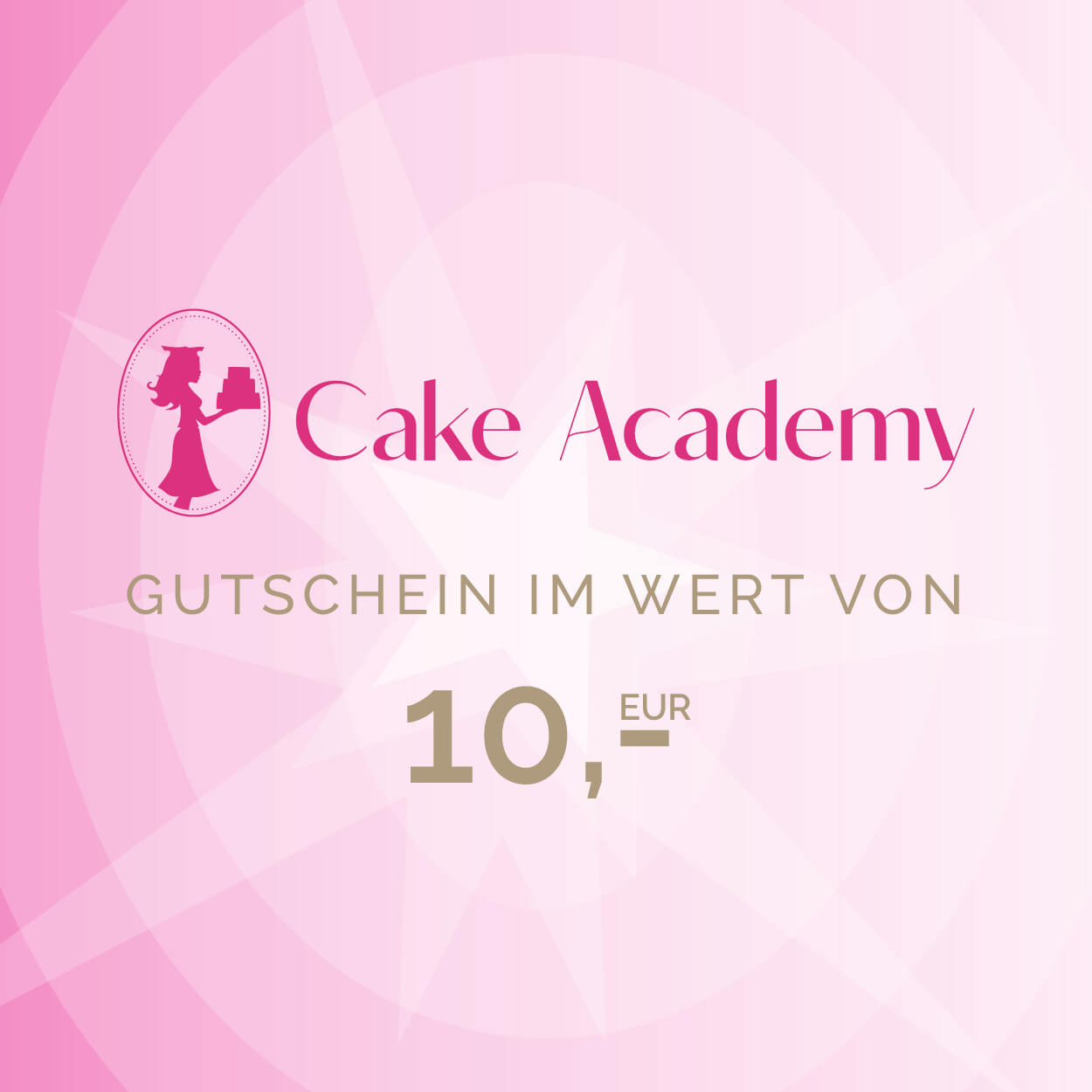 Cake Academy - Gutschein im Wert von 10,00 € - Per E-Mail